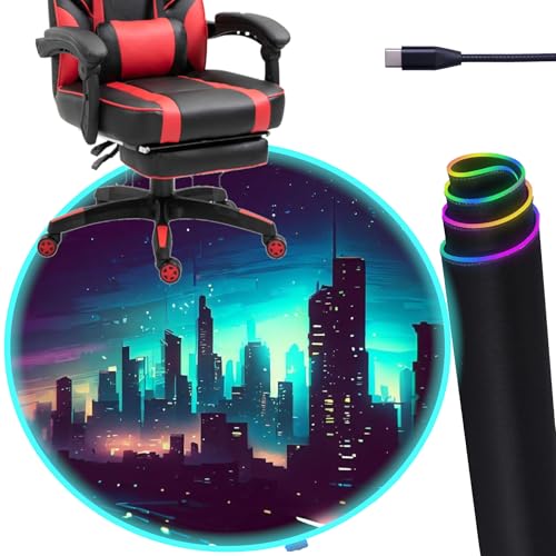 DEALZOOM LED RGB Gaming Mat