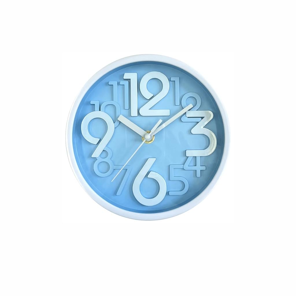 Eines 2 Silent Decorative Wall Clock Digital Study Small Clock Simple Wall Clock Easy To Read