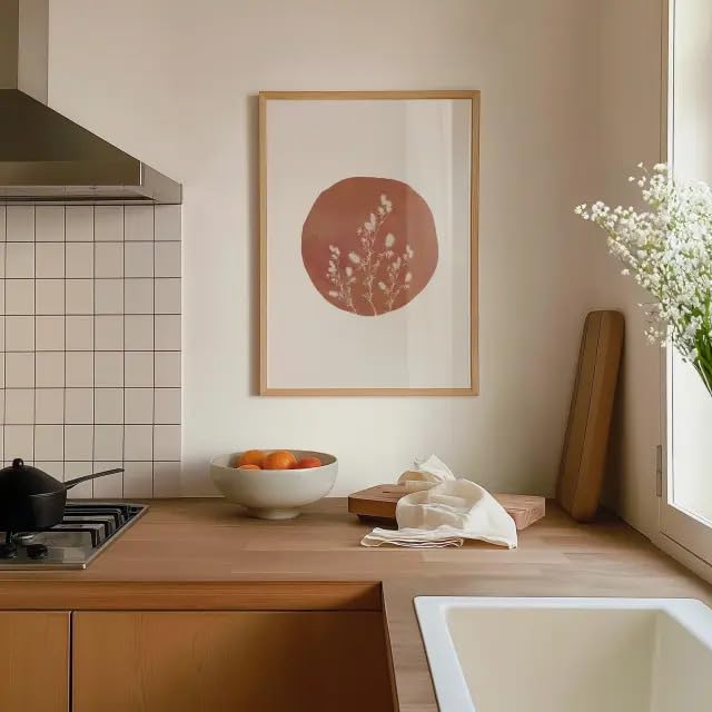 Tableau Bloom Circle Phase 5 decoration interieure moderne et art abstrait rond