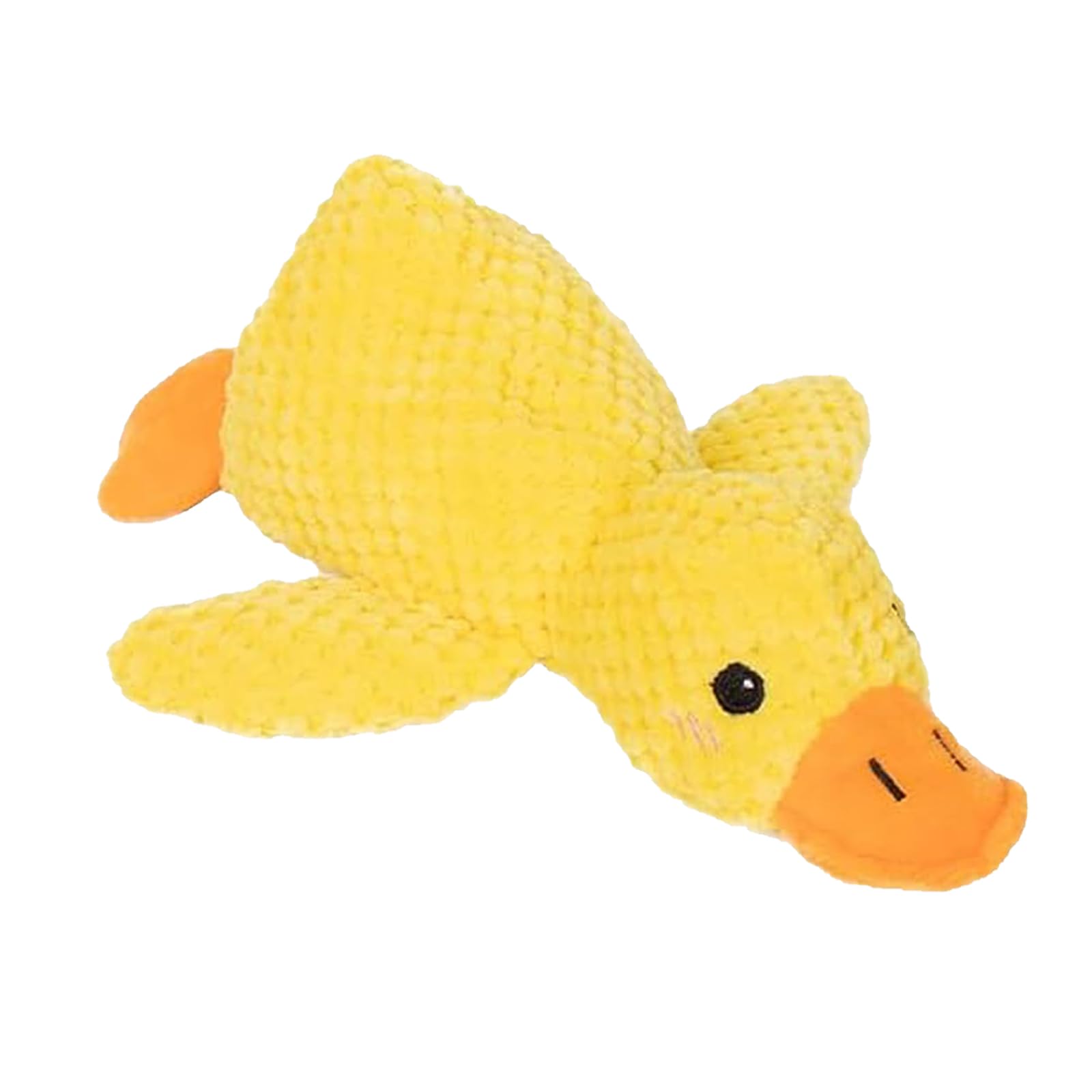FSDAFHOE Mellow Dog Calming Duck, The Mellow Toy with Quacking Sound for Indoor Dog-Yellow