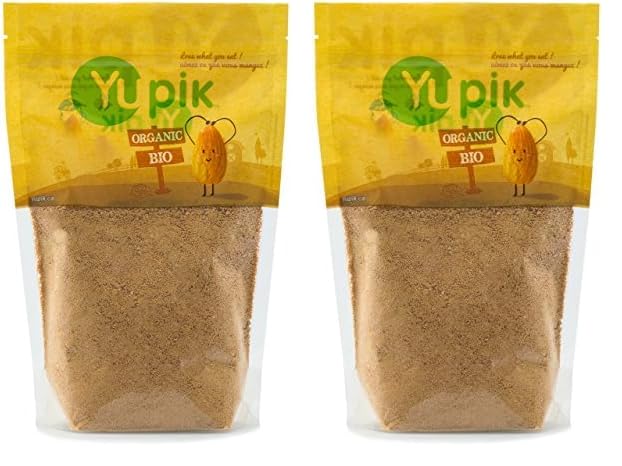 Yupik Organic Ground Date Powder (Meal), 2.2 lb, Non-GMO, Vegan, Gluten-Free (Pack of 2)