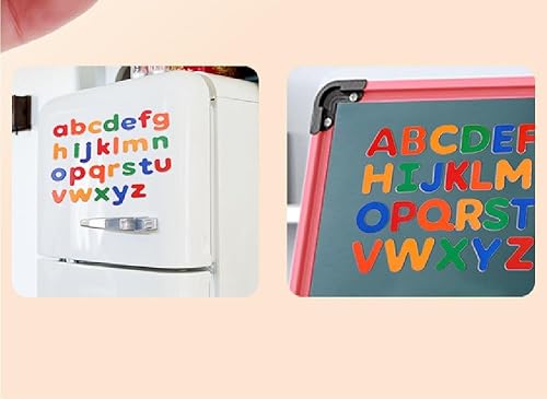 Miniatura 8 de Aomola 78 letras magnéticas y formas de animales para niños pequeños, imanes de refrigerador, decoración de juguetes educativos tempranos, regalo