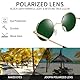 Joopin Klassische Runde Sonnenbrille Herren Hippie und Polarisierte Sonnenbrille Damen Rund Vintage Steampunk Retro Brille UV400 mit Metallrahmen (Gold G15 Grün)