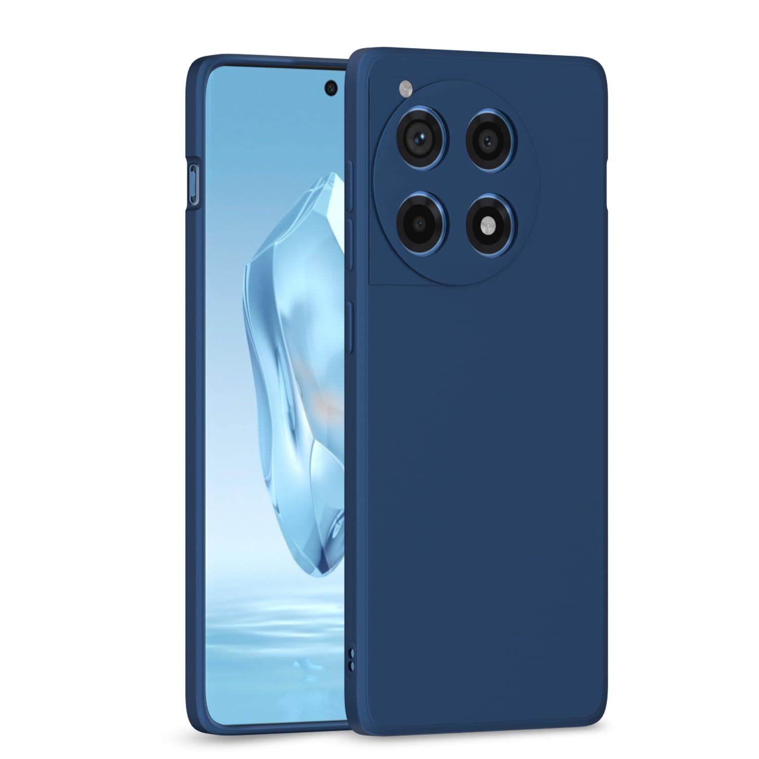 Pikkme OnePlus 12R 5G Back Cover Camera Protection Shockproof Soft Matte Silicone Back Case for OnePlus 12R 5G (Blue) (B0D1KMJ6HM) Amazon Price History, Amazon Price Tracker