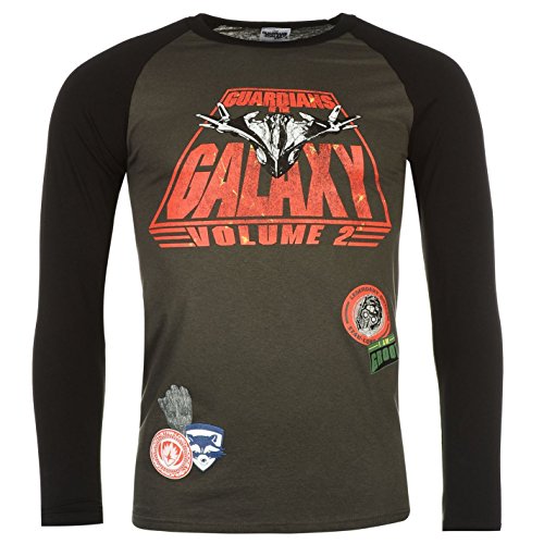 Guardians O/T Galaxy 2 - Camiseta - para Hombre Multicolor Negro/Verde Medium
