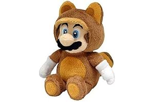 Plush Super Mario Tanooki Mario Puffle Buddy