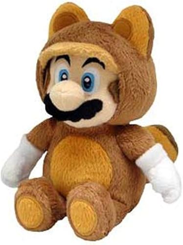 Muñeco de felpa oficial de super Mario vestido de mapache, 9 pulgadas
