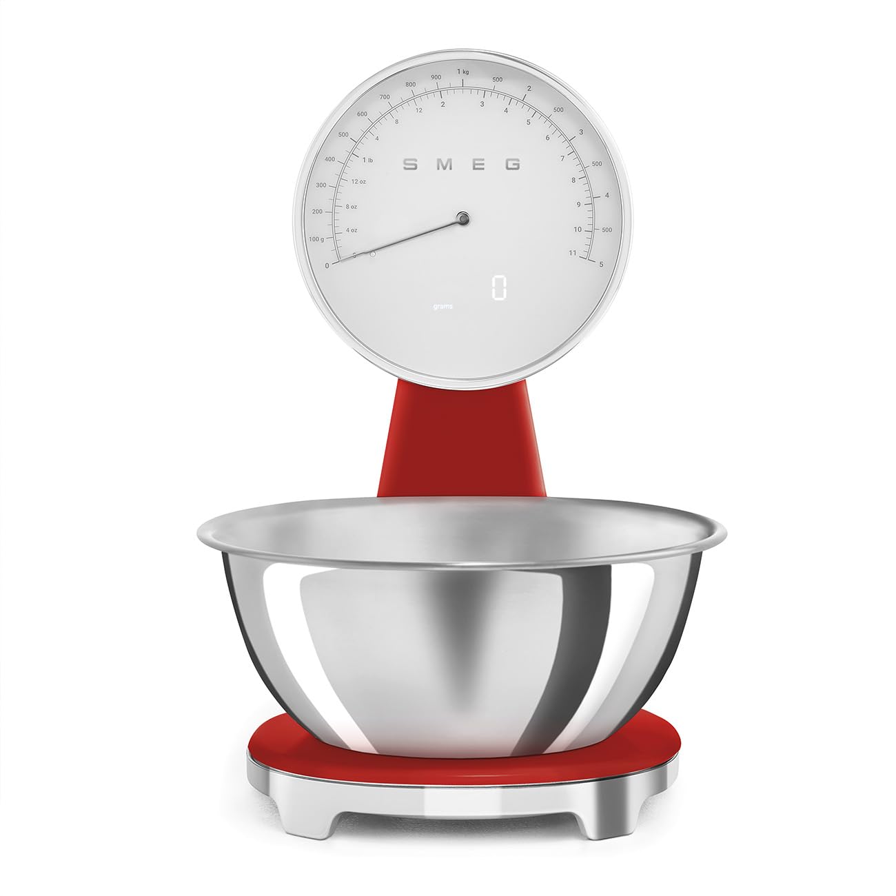 Smeg Red Ksf01rdww, Analog And Digital Kitchen Scale,