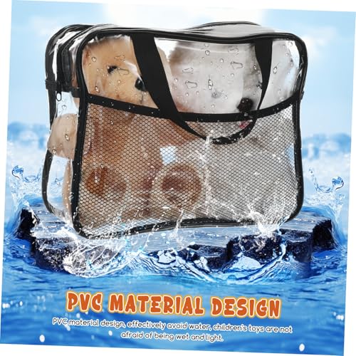 Bolsa Organizadora para Juguetes de PVC Transparente con Malla en Dormitorio Pack de 4 Unidades 3