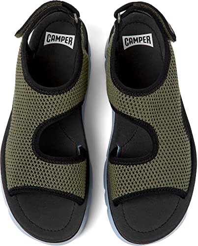 Camper Women's Flatform Flat Sandal, Medium Green, 7.5 | Image 2