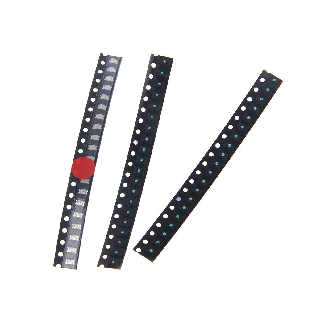 Kit di luci LED SMD 1206 assortite rosso, bianco, verde, blu, giallo