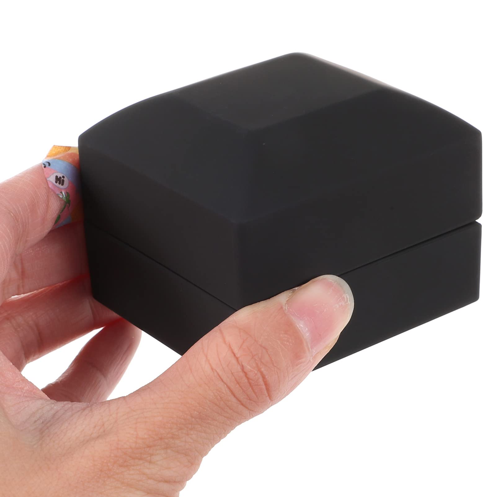 UKCOCO Würfel aus optischem Glas, Prisma mit Box, Maße 2,3 x 2,3 cm, für Lehrzwecke oder zur Dekoration