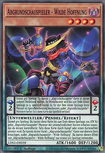 Abgrundschauspieler - Wilde Hoffnung LDS2-DE059 Common Deutsch Near Mint 1. Auflage - Legendary Duelists: Season 2 - mit ReCollectibles-Versandschutz - für Yu-Gi-Oh!