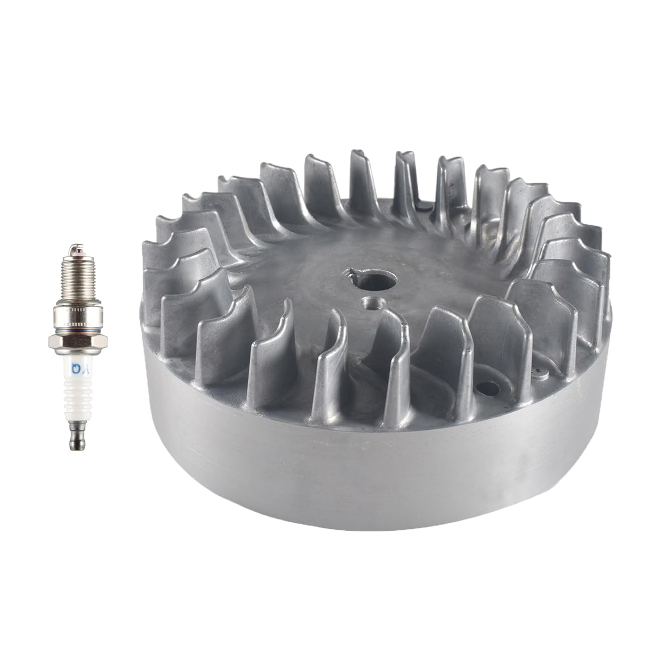 Aluminum Flywheel 10krpm With Spark Plug For Honda gx200 For Clone 196cc BSP Tilly For Predator 160cc 196cc 212cc 224cc 69730 69736 Non Hemi