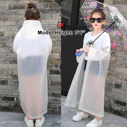 Image of Rain Ponchos Raincoats for Kids, 2 Packs Rain Coats Jacket Reusable with Hood for Boys Girls Disney Hiking Camping Outdoor