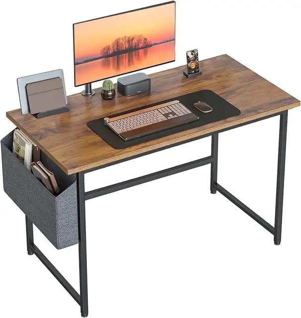 BRANDFLEX Office Computer Table for Home/Writing Desk for Office/Folding Table for School/Folding Study Table/Work from Home Multipurpose Table (Wood)