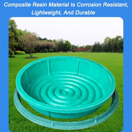 Couvercle de protection décoratif en plastique composite 77 cm - 5
