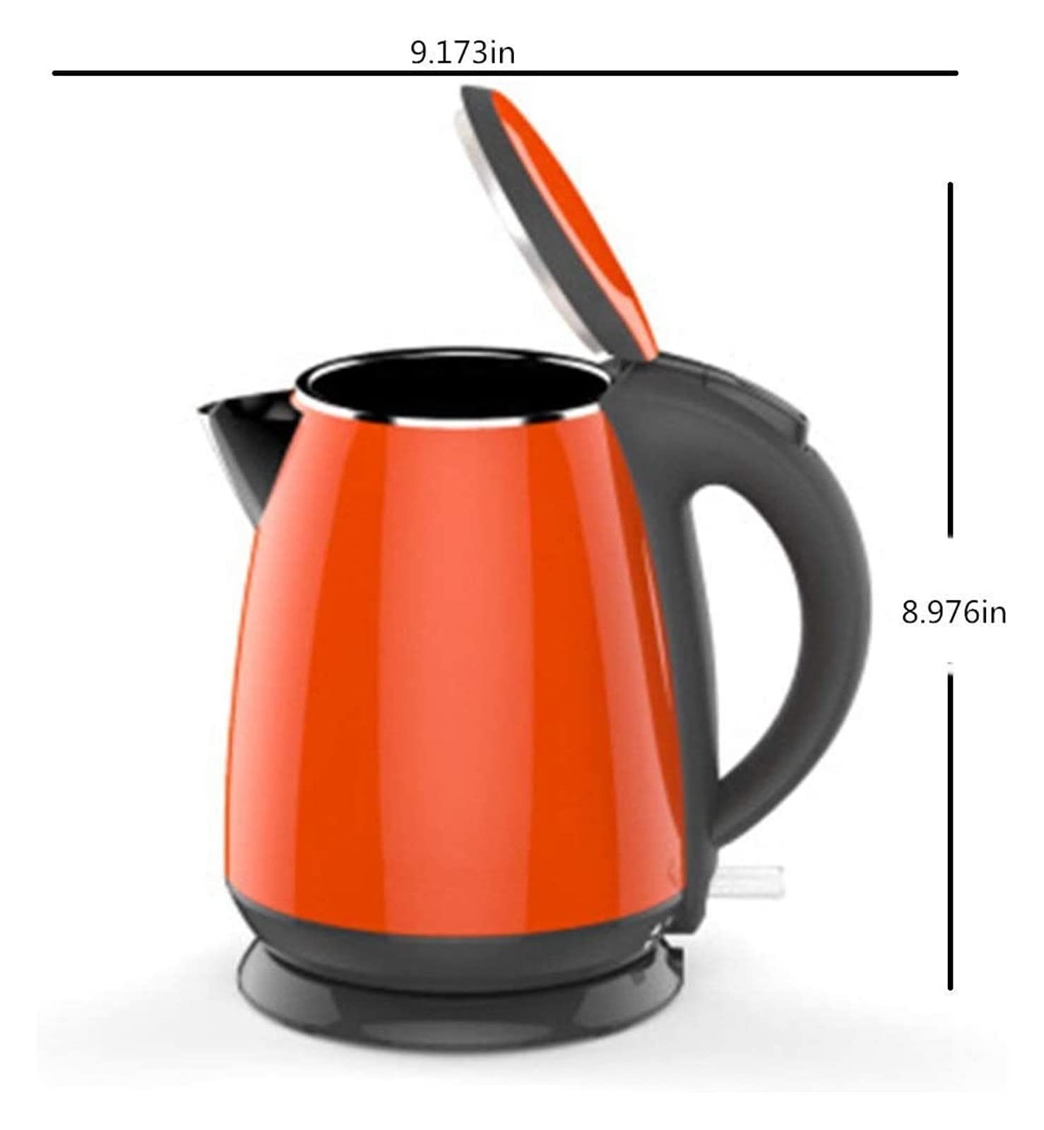 Hervidor eléctrico de café de preparación rápida, hervidor de agua con silbato, autoapagado, autoprotección en seco antiquemaduras, termo de temperatura constante The New