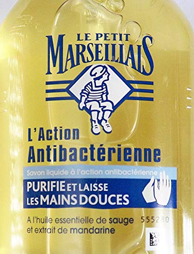 Le Petit Marseillais Sage and Mandarine Liquid Soap Huile Essentielle de Sauge et Extrait de Mandarine 300 ml by Le Petit Marseillais - Image 3
