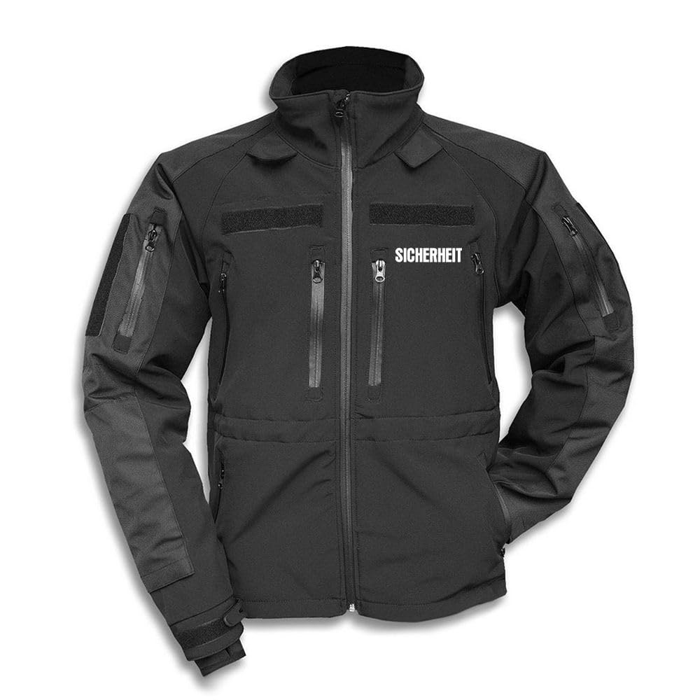 Copytec Tactical Softshell Jacke Sicherheit Security Sicherheitsdienst Sicherung #42420