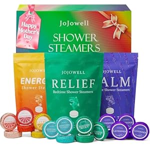 Shower Steamers Aromatherapy - 18 Pack Gifts for Women, Organic Essential Oils, Self Care, Birthday, Mothers Day Gifts for Women, Men, Mom, Dad Shower Steamers Aromatherapy 18 Pack Gifts for Women Organic Essential Oils Self Care Birthday Mothers Day Gifts for Women Men Mom Dad
