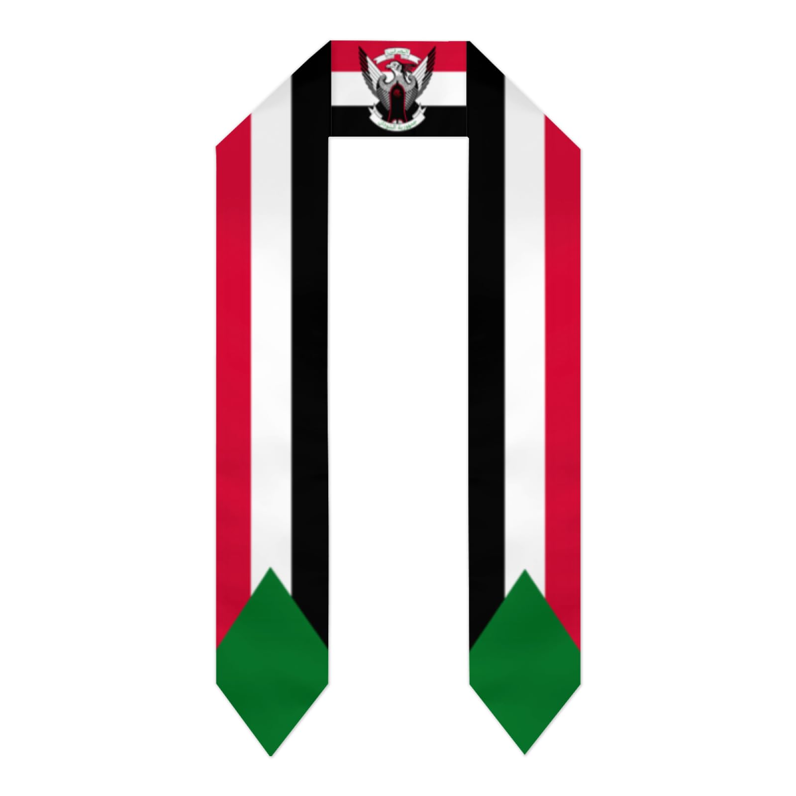 Fwjzdsp Unisex Kids Sudan Sultan Flag College Graduation Stole Double Sided Shawl Class Of Graduates Scarf Sash For Honor High School And Commencement