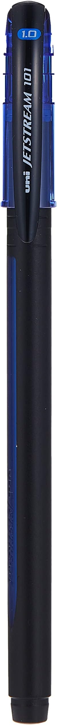 Uni Jetstream SX-101 Ballpoint Pen Super Ink Quick Drying 1.0mm Tip Blue [Pack of 12] Ref 9008051