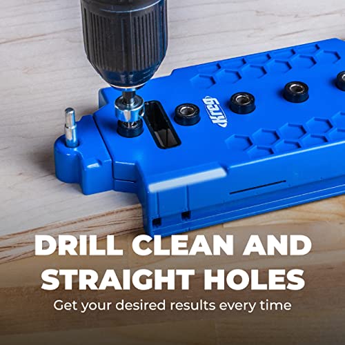 Kreg KMA3232 Shelf-Pin Jig 5 mm - Drilling Guide for Shelves - Shelf Pin Drilling Jig - Steel-Enforced Drill Guide - Woodworking Tools & Accessories 5 Kreg KMA3232 Shelf-Pin Jig 5 mm - Drilling Guide for Shelves - Shelf Pin Drilling Jig - Steel-Enforced Drill Guide - Woodworking Tools & Accessories - Image 5