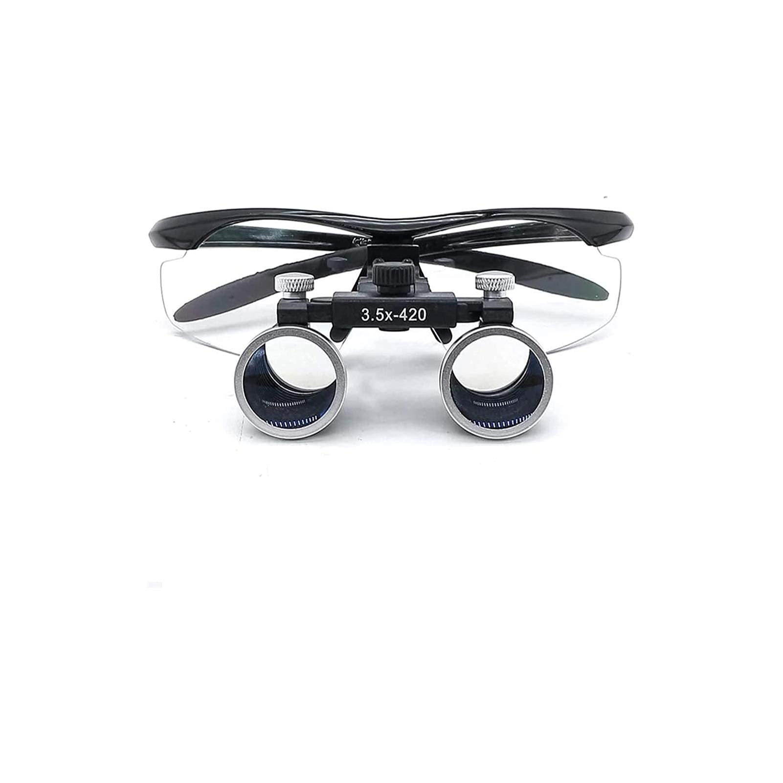Headband Magnifier, Head MountLighted Magnifying Glasses, 2.5X / 3.5X Dental loupes Headband Magnifying Glasses for Medical Dental Surgical Medical Binoculars,3.5X for Hobbies,Reading,Jewelr vision
