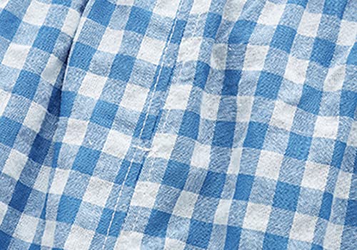 Toddler Boys Baggy Linen Pants Loose Wide Leg Elastic Waist Flaid Trousers Summer Daily Lightweight Comfy Pants2