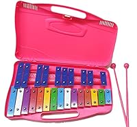 Alysée – MT25-C-PK Metallophon mit 25 chromatischen Platten, Koffer mit Griff und Schlägeln im Lieferumfang enthalten
