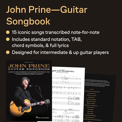 John Prine - Guitar Songbook: 15 Songs Transcribed in Standard Notation & Tab - Thumbnail 3