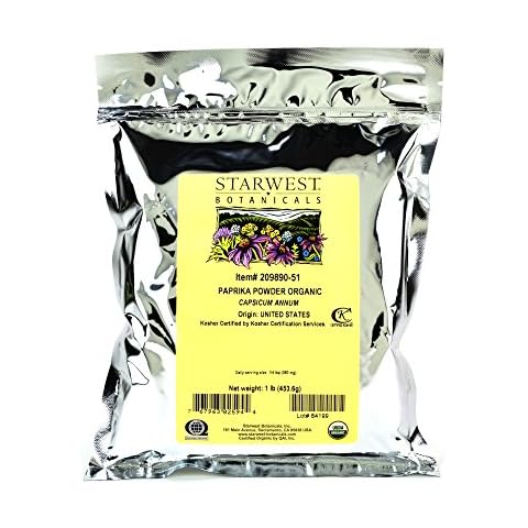 Starwest Botanicals Organic American Paprika Powder Cover
