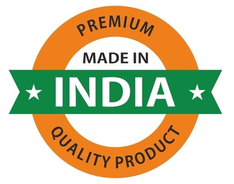 Image of PRATHAM India 2+1 Apple Patio Chair & Table Set with Cushion for Indoor Outdoor Seating Garden Balcony Patio Lawn Living Room Tea & Coffee Furniture Set (Cream with Black line & Orange Cushion)