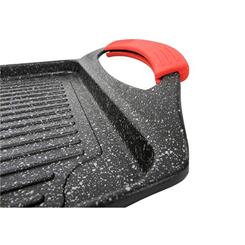 Moneta Griglia rettangolare, antiaderente, 45x27cm Pro Grill anche per Induzione - immagine 6