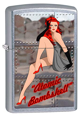 Encendedor Zippo Atomic Bombshell Street Chrome miniatura 1