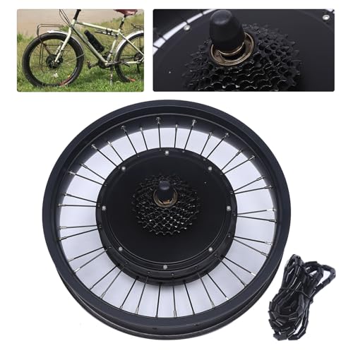 20 inch E-bike conversiekit, 48 V, 1000 W, achterwiel, naafmotor, ombouwset, elektrische fiets, achtermotor, naafmotor, naafmotor, maximaal koppel 40 Nm - Afbeelding 3
