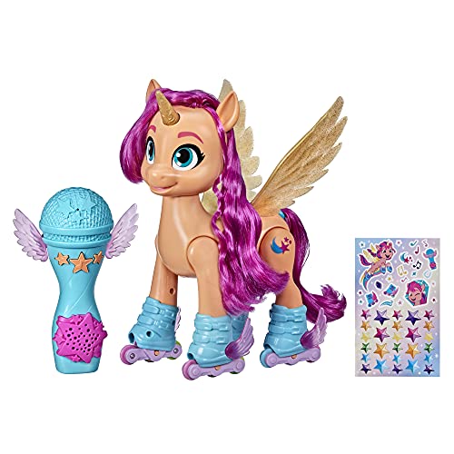 My Little Pony MLP SING N SKATE SUNNY, Multi-coloured (F1786), 9 inches