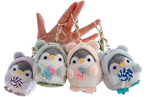 Pusheen Bag Clip with Keychain
