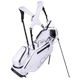 2023 Boom Golf Stand Bag White&sol;Black