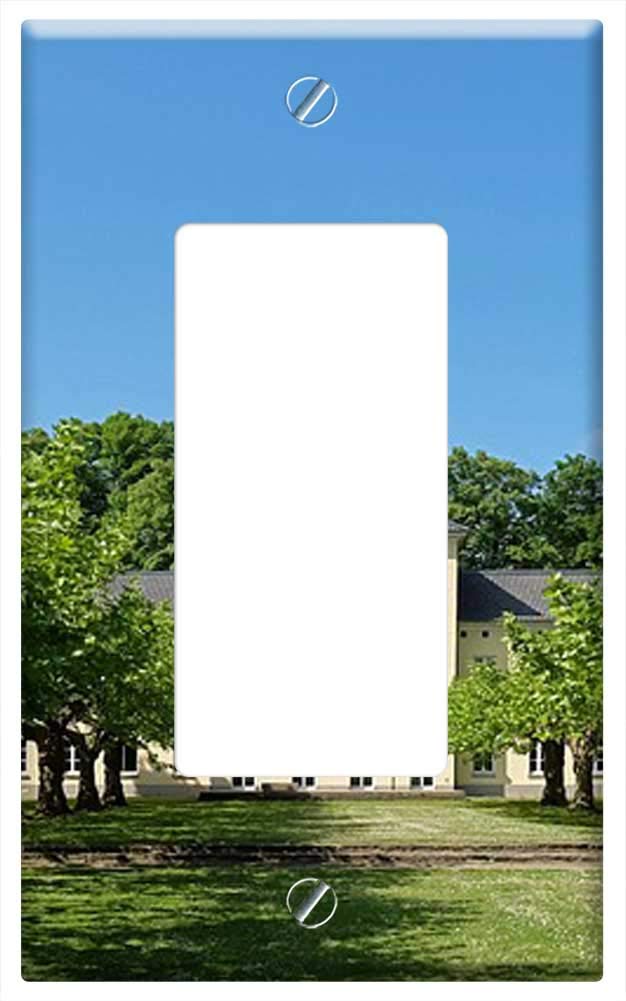 Switch Plate Single Rocker/GFCI - Krefeld Park Avenue Oppum Tree Lined Avenue Garden