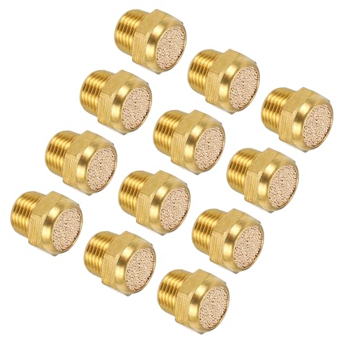 MECCANIXITY 12Pcs Air Compressor Muffler, 1/8