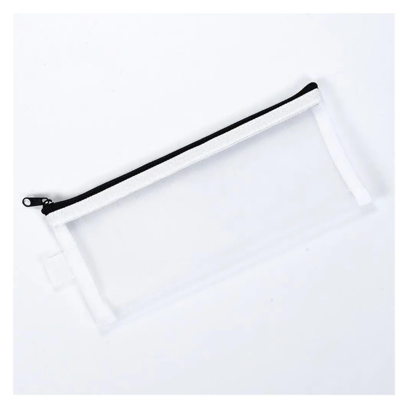 Lot de 20 trousses à fermeture éclair en maille de nylon pour fournitures scolaires - Trousse transparente de grande capacité pour le rangement de papeterie