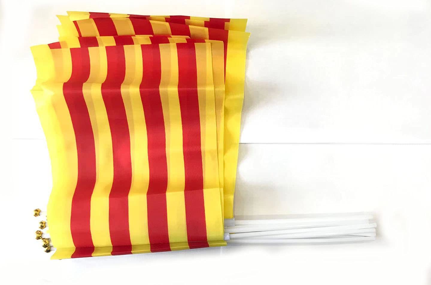 Bandera de Mano de Cataluña Durabol 12PCS 20X30CM