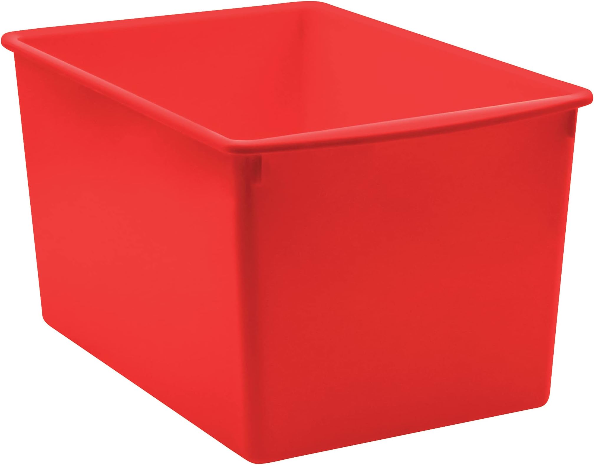 Teacher Created Resources® Red Plastic Multi-Purpose Bin