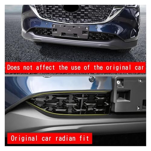 Rejilla de radiador frontal de panal doble para parachoques inferior de Mazda CX-5 3