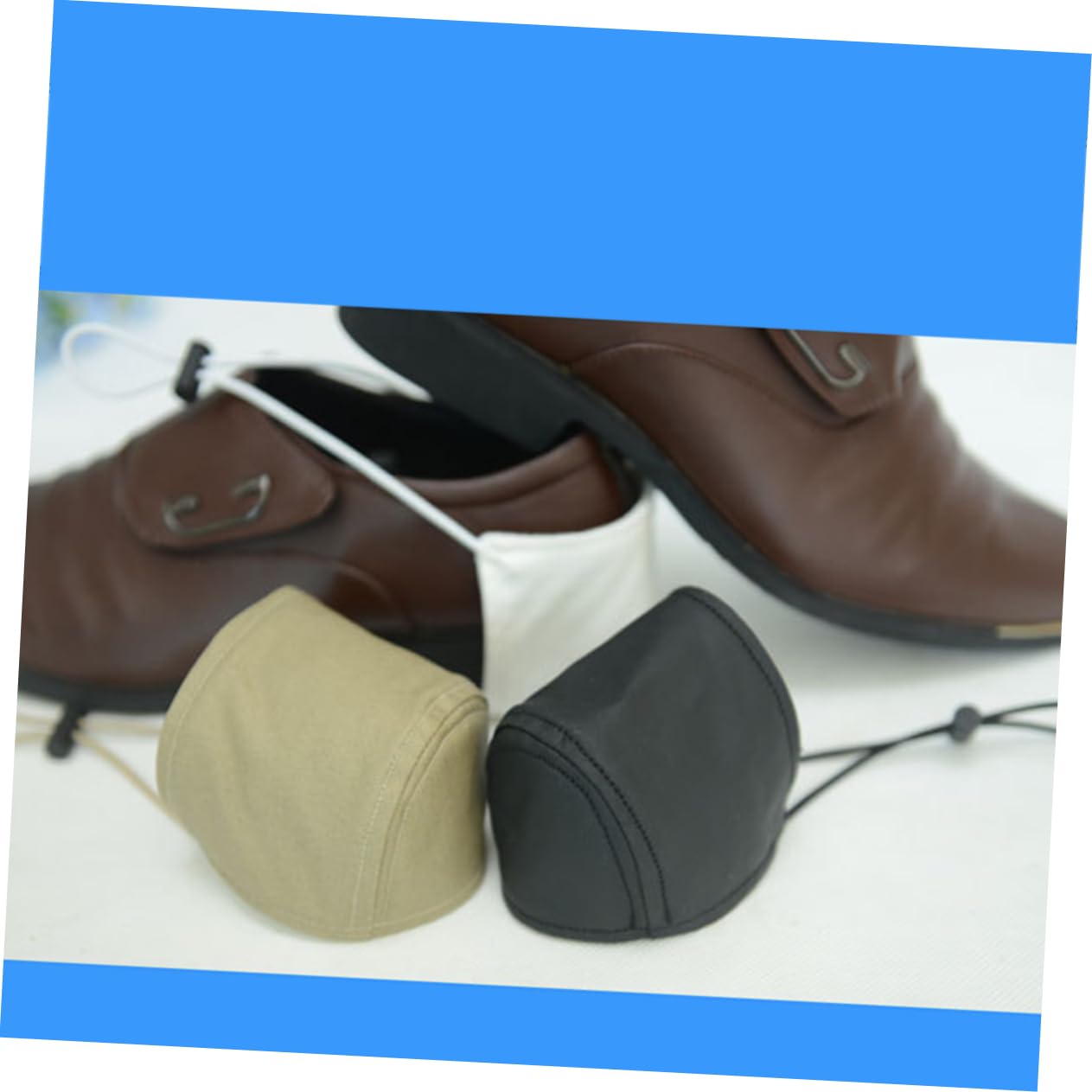 PACKOVE Ochraniacze Na Pięty Do Jazdy Samochodem 2 Sztuki Zestaw Czarny Khaki Ochraniacze Na Buty Do Jazdy Samochodem