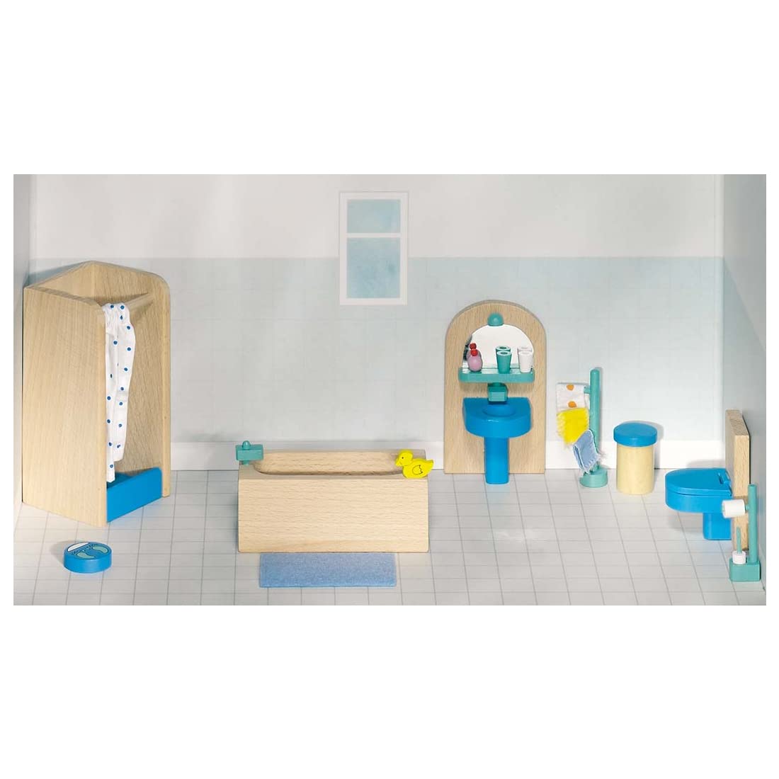 GoKi Wooden Doll's House Bathroom