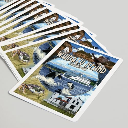 Lantern Press naipes póker 52 cartas para adultos miniatura 5