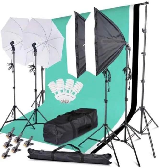 ❤超豪華33点フルセット❣本格的なプロ級のスタジオ撮影OK♪❤撮影照明キット 33点フルセット本格的なプロ級のスタジオ撮影OK撮影照明キット